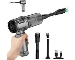 Draadloze Mini Handstofzuiger USB-C Oplaadbaar voor Auto Kantoor en Thuis