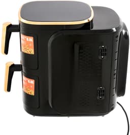 Sensova - Airfryer Dubbellaags 2400W 6L + 6L - Grote Heteluchtfriteuse met Twee Onafhankelijke Manden voor 6-8 Personen - Multifunctionele Airfryer en Heteluchtoven voor Gezond, Snel en Vetarm Koken Zonder Olie — thumbnail 7