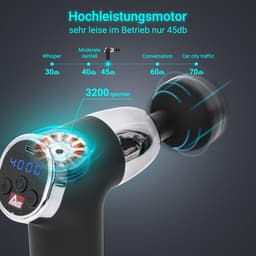 Massagepistool met USB-oplaadfunctie en 4 massagekoppen voor diepe weefselmassage — thumbnail 5