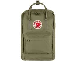 Fjällräven laptop rugzak rugzak met laptopvak Kånken Laptop 15" Green olijfgroen