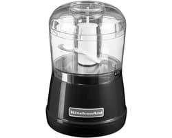 Mini Hakmachine - Keuken Accessoire - Snel Ingrediënten - Compact Ontwerp - 15 x 15 x 22 cm - Zwart