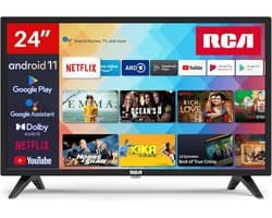 24 inch HD Smart TV Android TV met WiFi en Bluetooth