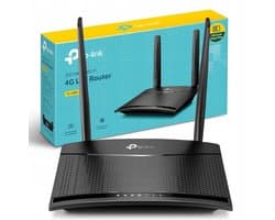 TP-Link TL-MR100 – Draadloze 4G LTE Router – 300 Mbps Wi-Fi – Simkaartslot – Plug & Play – Ondersteunt tot 32 apparaten – Zwart