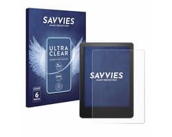 Savvies - Screenprotector voor Amazon Kindle Paperwhite 2023 (11. Gen.) - Folie Beschermfolie transparant 6 Stuks