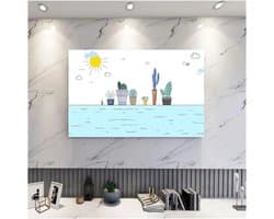 TV Afdekking - Scherm Beschermhoes - Decoratief Gebruik - Zachte Binnenstof - 136 x 90 cm - Multicolor