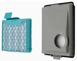 2 stucks Vervanging Filter Stofzuiger Filter Compatibel voor Miele voor Boost voor CX1 Modellen Carbon HEPA Filter 11639240 SF-HY 60 CX-FSF