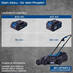 Accu Grasmaaier - Draadloze Grasmaaier - Gazon Onderhoud - Borstelloze Motor - 32cm Maaibreedte — thumbnail 3