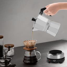 Elektrisch Espressomachine 500W voor Thuis en Kantoor - Rvs — thumbnail 3