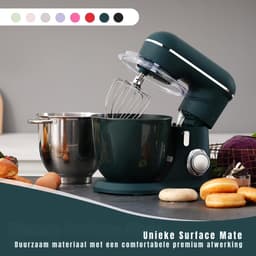 Core® Mixer met mengkom - Mixer - Mixer met mengkom keukenmachine - Donkergroen- ‎22cm x 36cm x 33cm — thumbnail 5