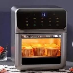 Sensova - Airfryer Oven 10 Liter met Grote Capaciteit - Elektrische Heteluchtfriteuse Zonder Olie met 360° Hete Luchtcirculatie, Multifunctionele Airfryer en Oven voor Gezond Koken voor 4–5 Personen — thumbnail 2
