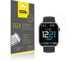 dipos – 2x Beschermfolie geschikt voor Ooqe Watch Pro 7 | 3D Full Cover Screenprotector | 100% Passend