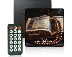Islamitische Surah Speaker – Oplaadbare Quran Speaker met Magneet – Zwart
