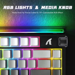 Attack Shark R85HE Magnetisch Gaming Toetsenbord - Hall Effect Rapid Trigger 0,01mm - 8000Hz - RGB - 82 Toetsen - Gaming Keyboard - Zwart — thumbnail 4