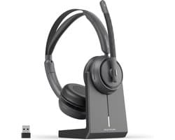 Draadloze Bluetooth Headset met Oplaadstation - Lange Batterijduur