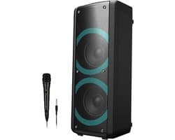 Draagbare Feest Speaker met Krachtig Geluid en Verlichting