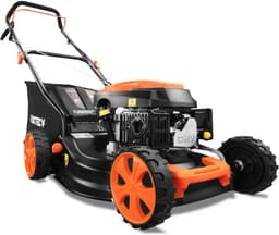 FUXTEC 3in1 Benzine Grasmaaier FX-RM4646ECO - 3,5pk / 2,6kW - 46cm Maaibreedte - 7-traps Maaihoogteverstelling - 4-Takt - Incl. 50L Grasvanger - Mulchfunctie & Reinigingsaansluiting — thumbnail 1