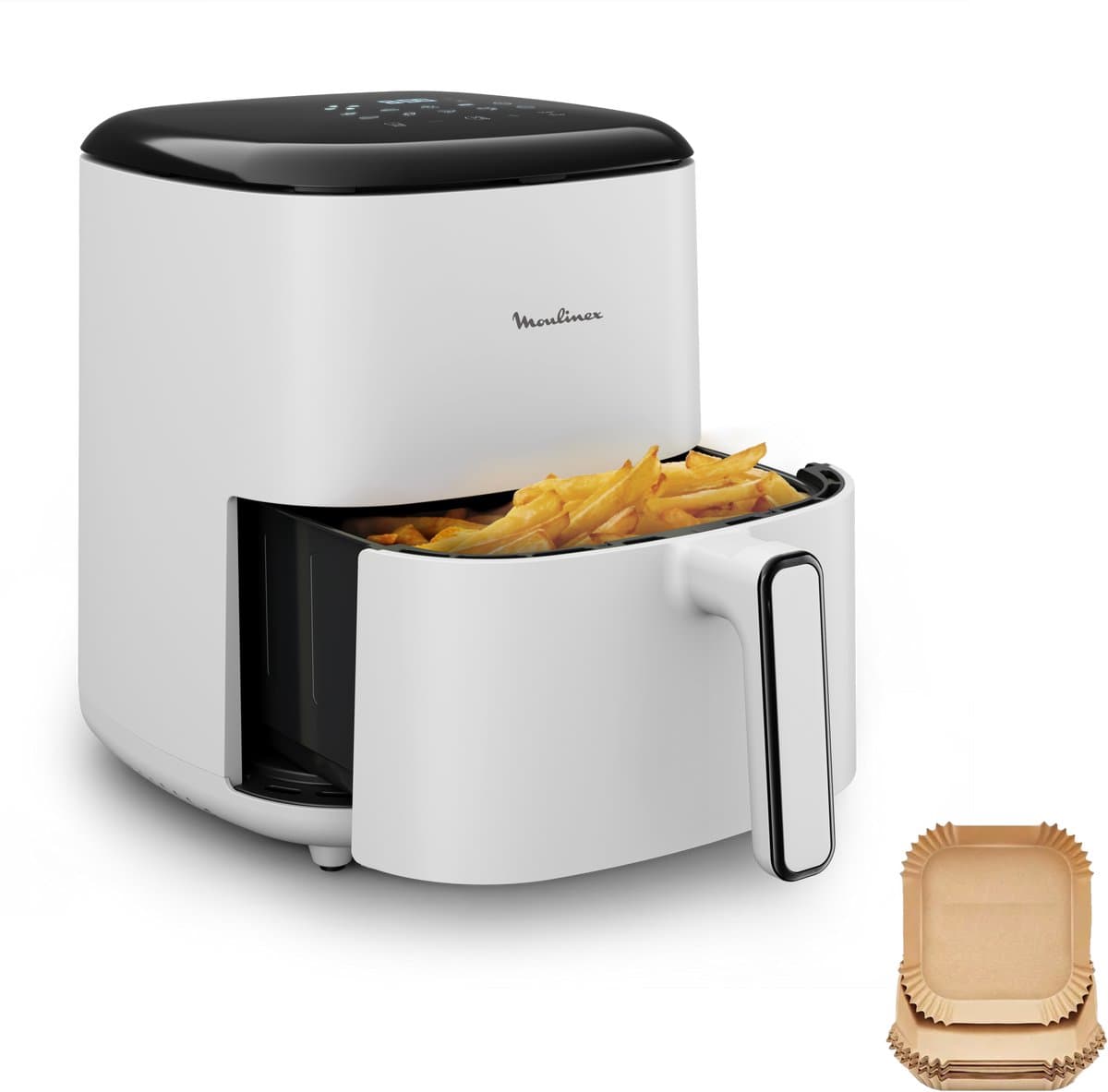 Moulinex Easy Fry POP EZ245GF0 – Airfryer 5L – Voor 6 personen – 10 automatische programma’s – Energiezuinig – Hetelucht friteuse — afbeelding 1