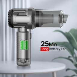 Draadloze Mini Handstofzuiger USB-C Oplaadbaar voor Auto Kantoor en Thuis — thumbnail 2