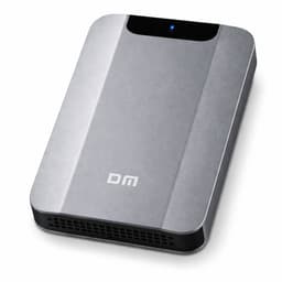 DM Externe harde schijf 500GB - Draagbare HDD - USB 3.2 - Metaal - Antraciet grijs — thumbnail 1