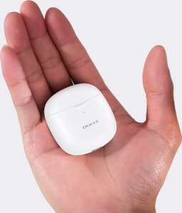 Docci® Draadloze Oordopjes - Bluetooth Earpods - Draadloze Oortjes - Koptelefoon voor IOS & Android - Witte Draadloze Oordopjes — thumbnail 5