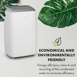 Klarstein Mobiele airconditioner met luchtafvoerslang, 4-in-1 airconditioner met ventilator, luchtontvochtiger & nachtmodus, Kleine & draagbare airconditioner voor thuis & op kantoor, Laag verbruik, 12000 BTU,5 kW voor 56 m² - Afstandsbediening — thumbnail 19