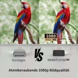 Draagbare Mini Projector 1080P Full HD | WiFi & Bluetooth Ondersteuning | Compacte Beamer voor Home Cinema — thumbnail 2