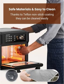 AirFryer XXL - Air Fryer - Heteluchtfriteuse - App control - Oven - Rotisserie - Dehydrator - Touch Screen - Turbo functie - 12 in 1 - 1700 watt — thumbnail 7