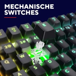 Trust GXT 871 Zora Mechanisch Gaming Toetsenbord Qwerty — thumbnail 3