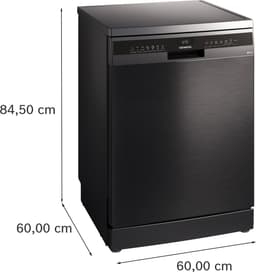 Siemens SN23EC22AE - iQ300 - Vrijstaande vaatwasser - 60 cm - Energielabel A - Home Connect - Geborsteld zwart staal, anti-fingerprint — thumbnail 10