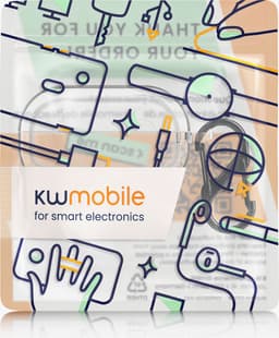 kwmobile Earphones Case for Samsung Galaxy Buds FE Case - Clear TPU Silicone Earbuds Cover - Transparent — thumbnail 2