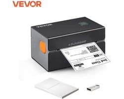 Exitosas Label printer - verzendlabel - etiket label - 300Dpi - bluetooth & automatische label herkenning - voor 4X6 Mailingpakketten