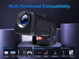 Equivera Plafond Beamer - Plafond Projector - Plafondbeamer Projector - Plafondbeamer - Beamer - Mini Beamer - Projector - Plafondprojector — thumbnail 5