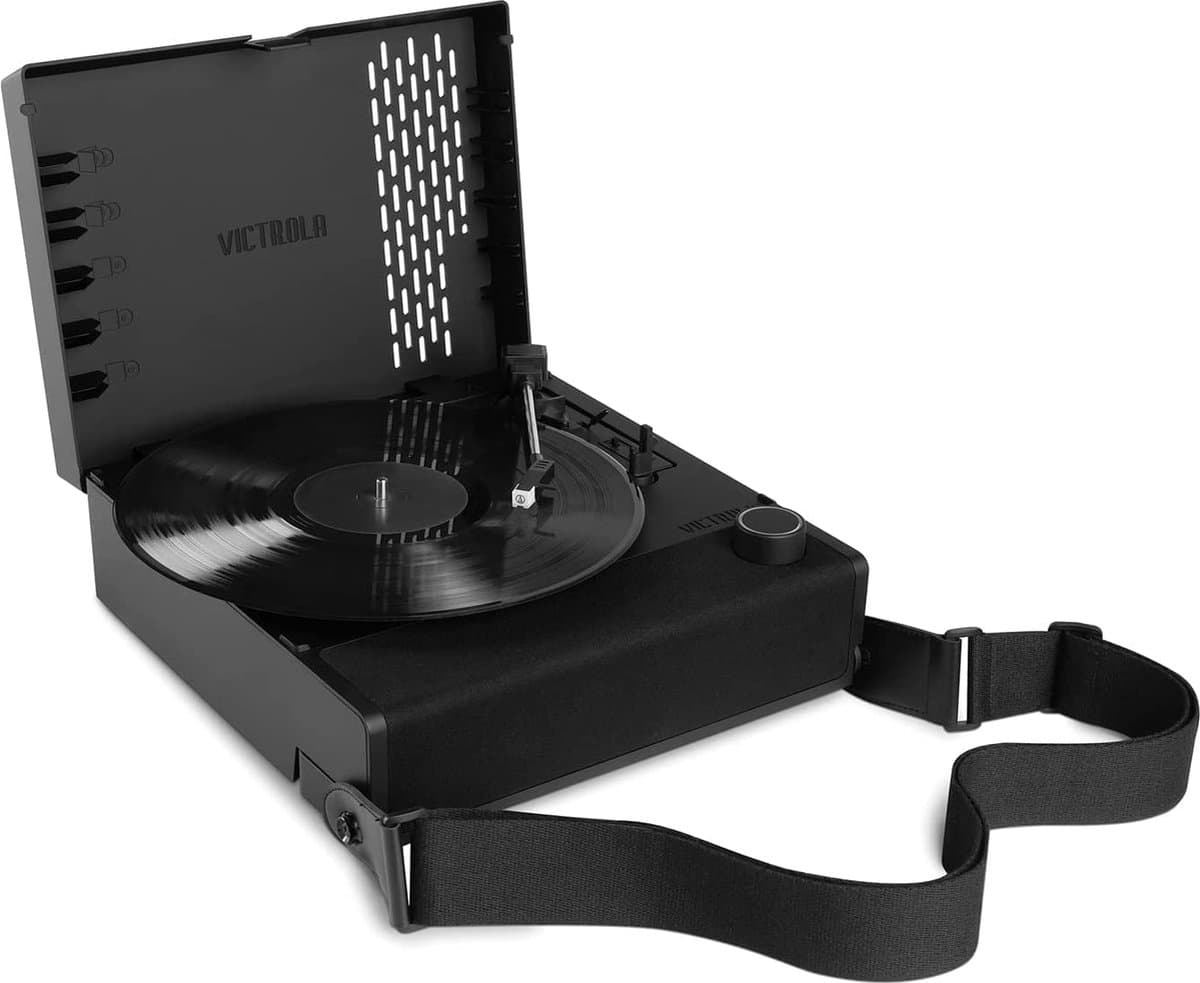 Victrola - VSC-750SB-BLK-EU, Revolution GO, draagbare platenspeler met luidspreker, BT — afbeelding 1