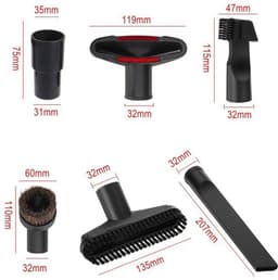 Universele 6-delige Stofzuiger Hulpstukken Set – Geschikt voor o.a. Miele, Philips, AEG, Bosch & Karcher — thumbnail 2