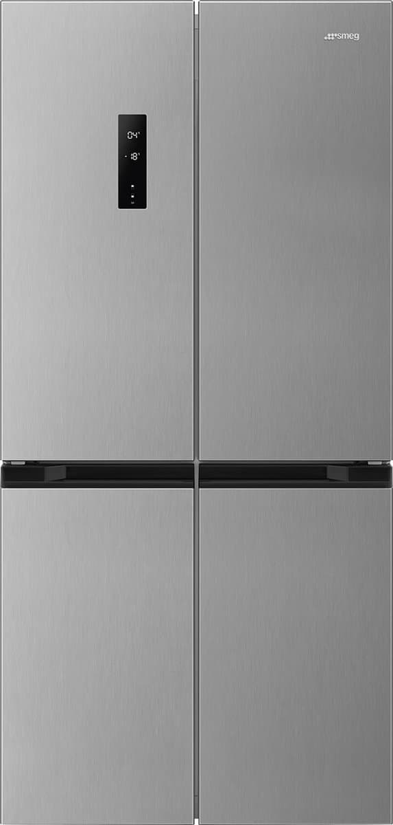 SMEG FQI48XD – Amerikaanse Koelkast – 488L – No Frost – 4 Deuren (French Door) – RVS (Inox Look) — afbeelding 1