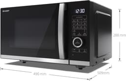 Sharp YC-QC254 AE-B Magnetron met Rooster en Bakplaat — thumbnail 4