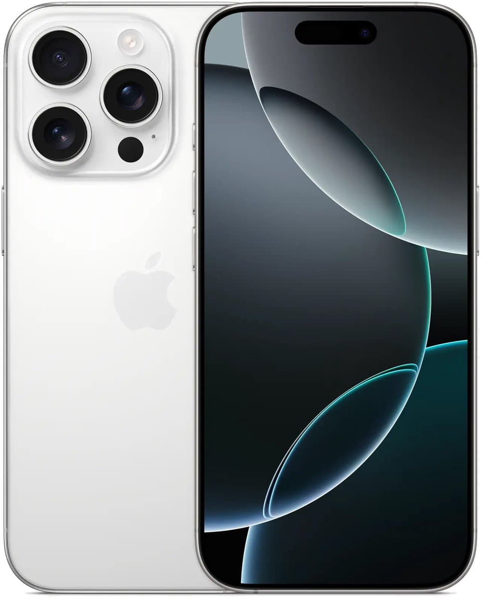 Apple iPhone 16 Pro - 256GB - Wit Titanium — afbeelding 1