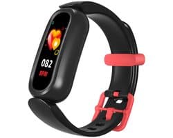 DrPhone KidsTime X13 – Smartwatch Voor Kinderen – IP68 Waterdichte Smartwatch – Hartslagmonitor – Slaapmonitoring – Mobiele App (Alleen voor Android Systeem) - 0.96 Inch TFT Kleurenscherm – Stappenteller – Calorie teller - Zwart