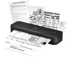 ONEIRO SMARTPRINT O50F Draagbare Bluetooth printer zwart - A4 & meerdere formaten - US Letter - Thermal printer - all in one - draagbaar - compact - kantoor - school - printen - draadloos - bluetooth
