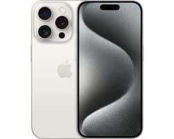 Apple iPhone 15 Pro 15,5 cm (6.1") Dual SIM iOS 17 5G USB Type-C 1 TB Titanium, Wit