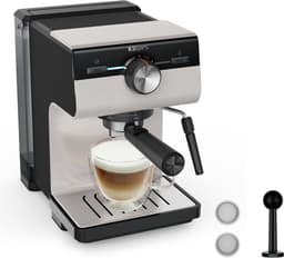 Krups Authentic C40 XP381B - Pistonmachine - Inclusief Melkopschuimer - Compact - Stijlvol Design - Geschikt voor Espresso en Latte — thumbnail 4