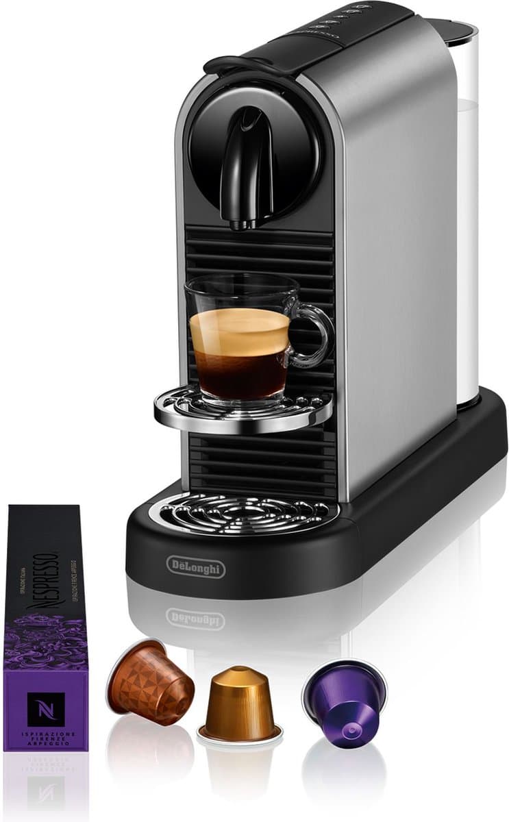 De'Longhi Nespresso CitiZ Platinum EN220.T - Koffiecupmachine - Titanium — afbeelding 1