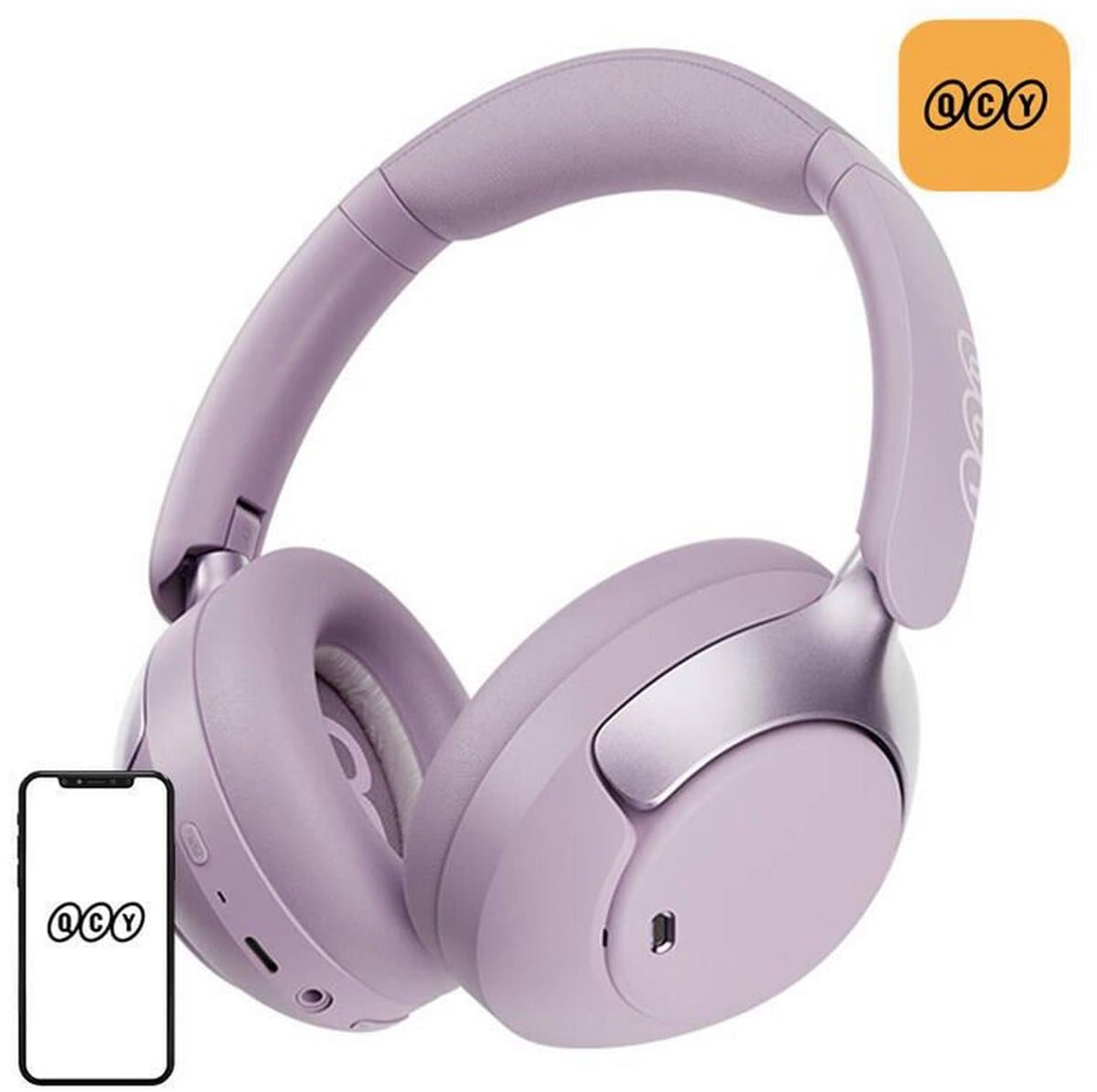 QCY - H3 Pro purple - Hoofdtelefoon — afbeelding 1