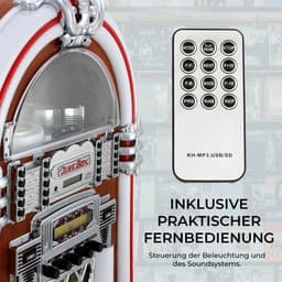 Verlichte Jukebox-Geluidssysteem in Retrostijl — thumbnail 5