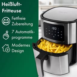 ProfiCook FR 1239 H - Heteluchtfriteuse - Airfryer - 5,5 liter - 1400W — thumbnail 13