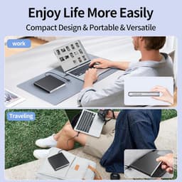 Externe Schijf - Draagbare CD Brander - Bestanden Archiveren - USB 3.0 en Type-C - 14 cm Breed - Zwart — thumbnail 5