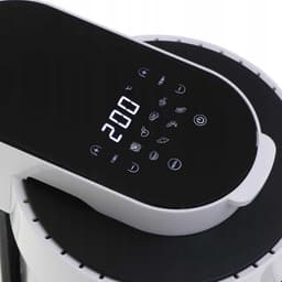 Airfryer Oven - Hete Lucht Oven - Gezond Koken - Glazen Kom - 3 Liter - Wit — thumbnail 2