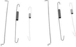 Dailygoods- Gasklepveer Set - 2x Terugstelveer - 2x Veer voor Snelheidsregeling - Voor GX140/GX160 - Metaal - Slijtvast - Motoronderdeel — thumbnail 5