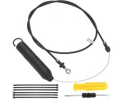 Dailygoods- Stuurkabel GY22387 - Voor John Deere 100-serie - Lengte 196,5 cm - Geschikt voor grasmaaiers - Onderdeelnummer PC10441 - PC11755 - PC12155 - Kabel