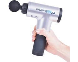 Massagepistool - Spierontspanning Apparaat - Spierherstel Bevorderen - 6 Snelheden 4 Koppen - 3.5 Uur Batterijduur - Zwart